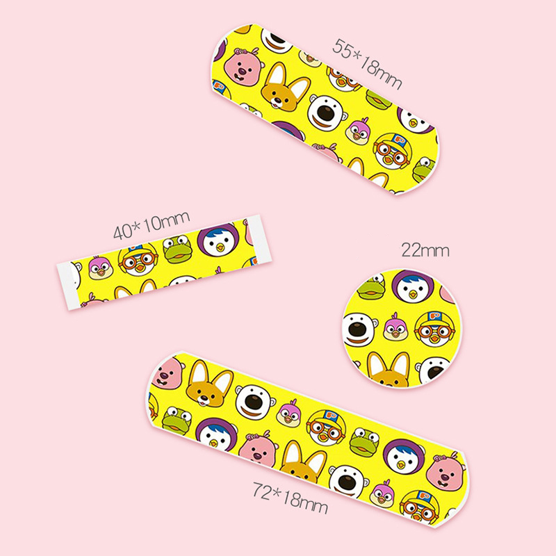 Hộp 20 miếng Băng y tế urgo hoạt hình dễ thương Pororo Kids Bandage Hàn Quốc