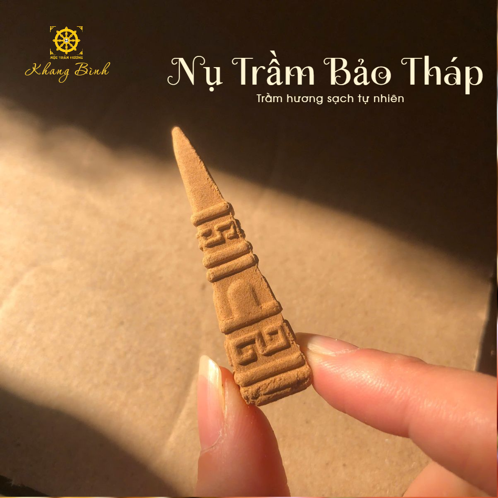 Nụ trầm hương Bảo Tháp Cao Cấp (45 Nụ) xông nhà cửa , hương thơm thanh ngọt dễ chịu - Mộc Trầm Hương Khang Bình