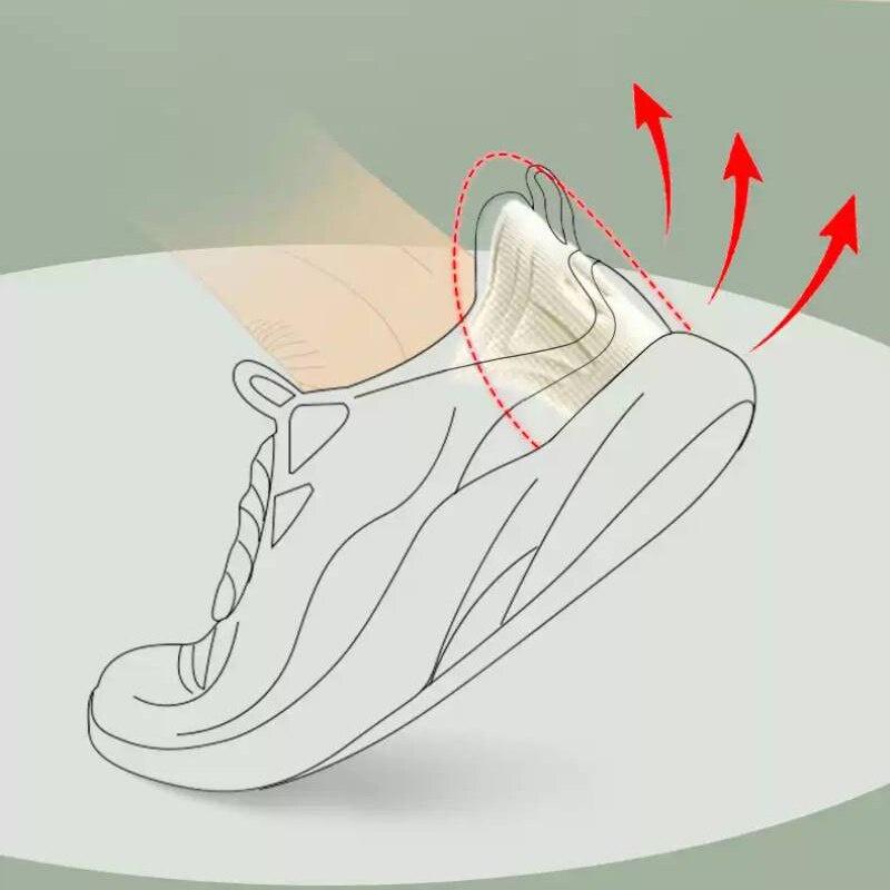 2pcs Insoles Patch Heel Pads for Sport Shoes Adjustable Size Antiwear Feet Pad Cushion Insert Insole Heel Protector Back Sticker