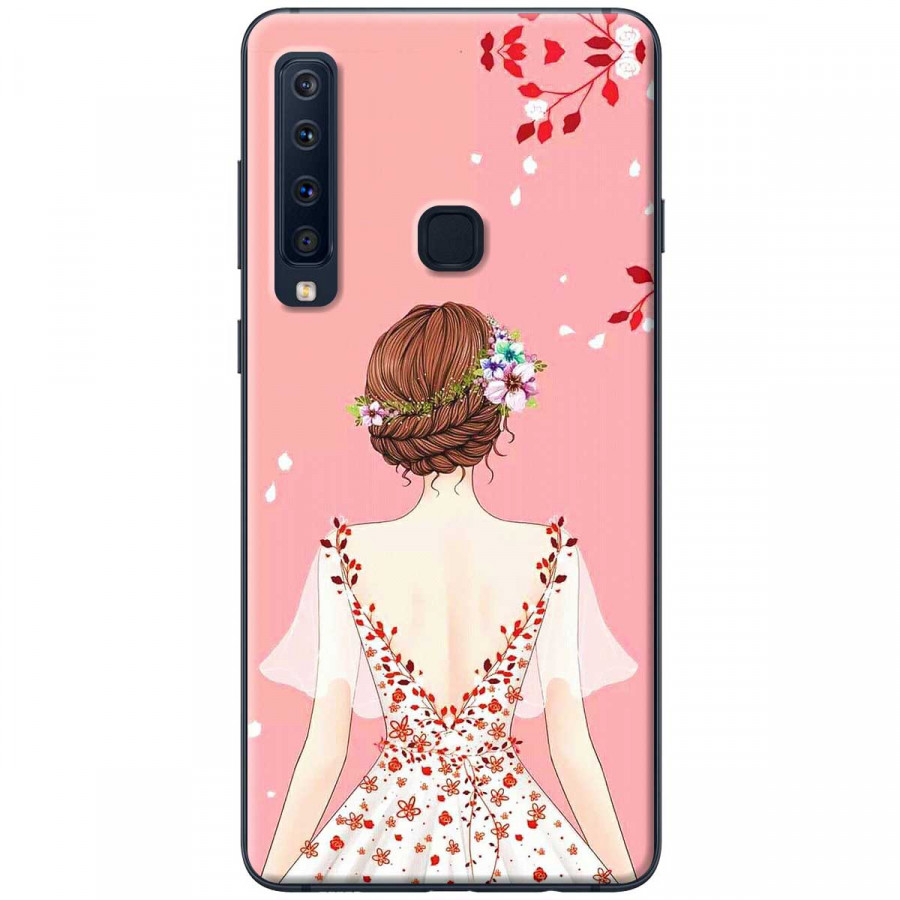 Ốp lưng dành cho Samsung A9 2018 Cô gái áo hồng