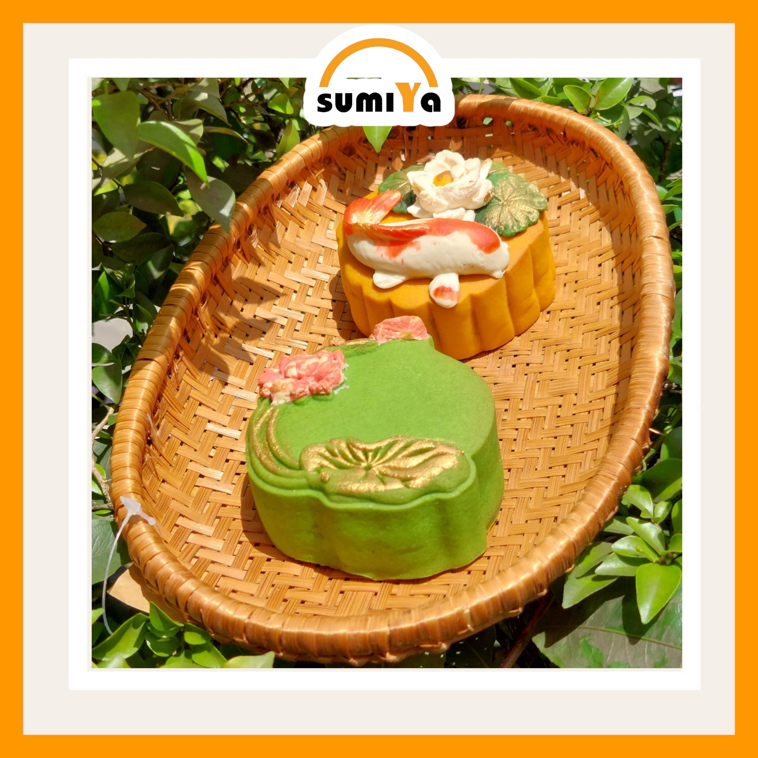 Rổ tre hun khói hình bầu dục, nguyên liệu tự nhiên thân thiện với môi trường, dùng trang trí, để thức ăn