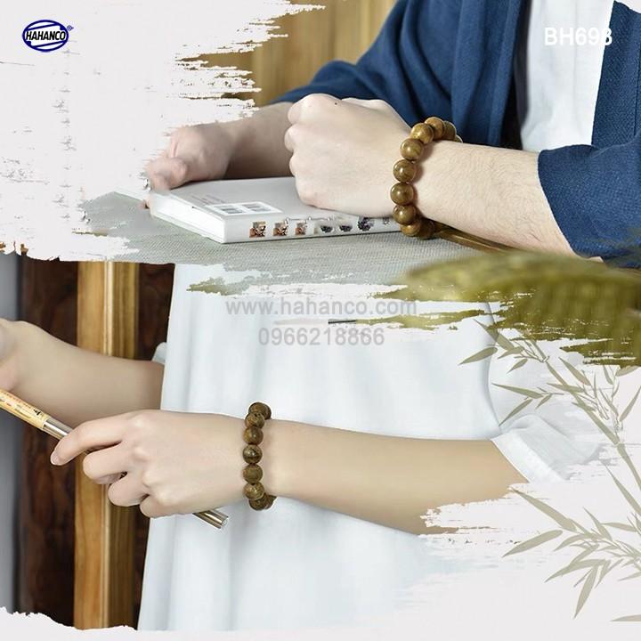 Vòng Gỗ Trầm Hương BH698 -Trầm Tốc Việt - An Yên/Thịnh Vượng - Bracelet of HAHANCO