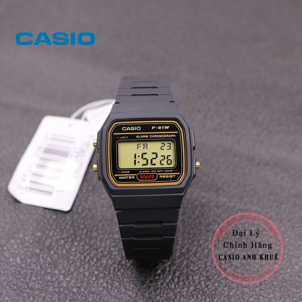 Đồng Hồ Nam Casio F-91WG-9QDF Dây Nhựa