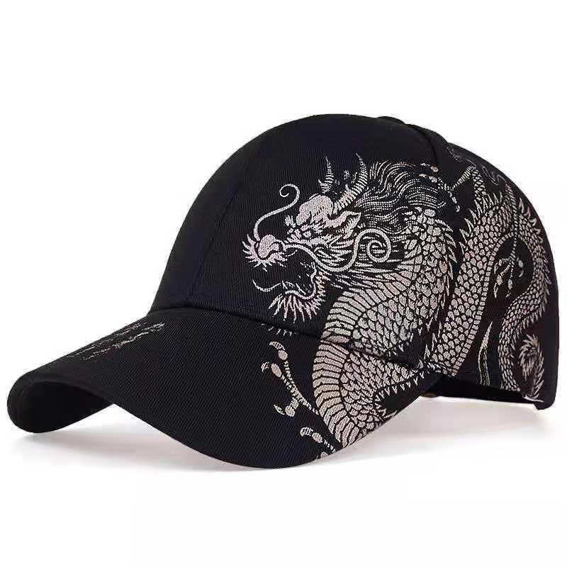 Mới Mũ Lưỡi Trai Thêu Hình Rồng Phượng Hoàng Phong Cách Hiphop