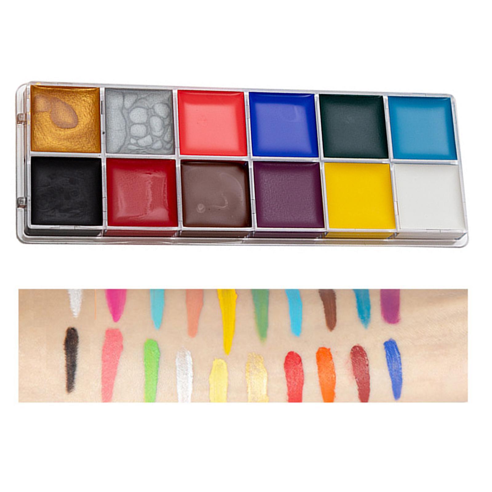 Face Body Paint Painting Palette Face Painting for Halloween Party Christmas
