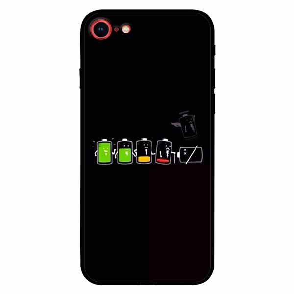 Ốp lưng in cho Iphone 7/ 8 Cạn Pin