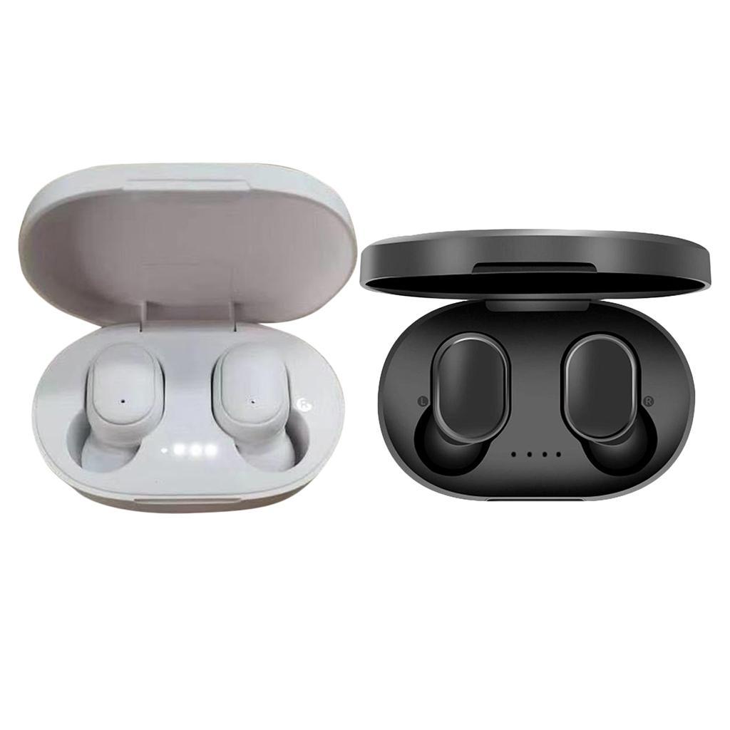 4xA6S Airdots Headset Bluetooth5.0 Earphone Headphone Stereo Earbuds Black