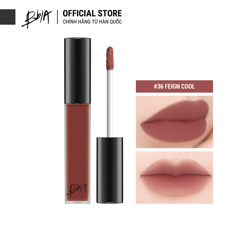 Combo 2 Son Kem Lì Bbia Last Velvet Lip Tint 5g - #38 Feign Fine và #36 Feign Cool