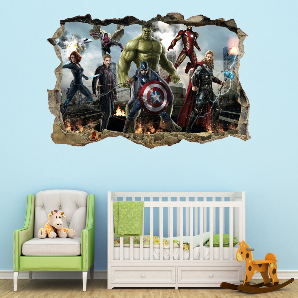 Decal Dán Tường Biệt Đội Báo Thù Avengers mẫu 6