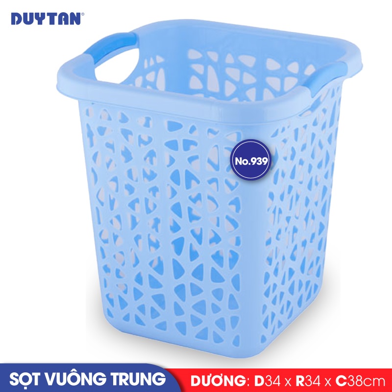 Sọt vuông trung nhựa Duy Tân - 11432 - Giao màu ngẫu nhiên - Hàng chính hãng