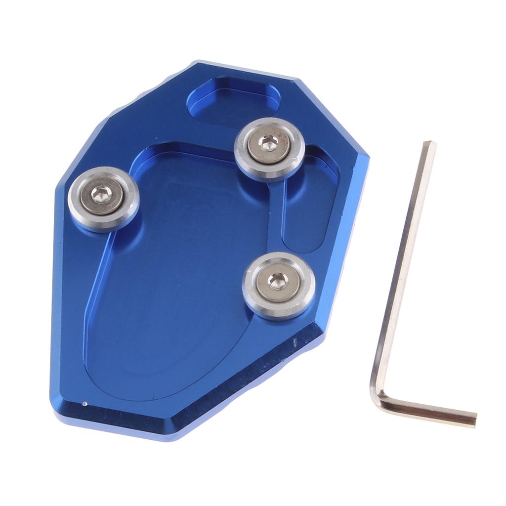 Motorcycle CNC Side Stand Kickstand Enlarge Plate Pad For Yamaha MT-07 FZ07 2013 2014 2015 2016