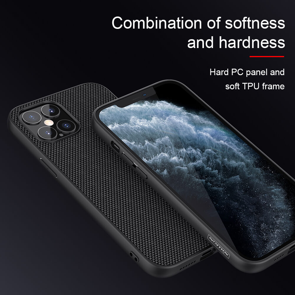 Ốp lưng iPhone 12 Pro Max/12 Pro / 12 Nillkin Textured Case vải sợi - Hàng chính hãng