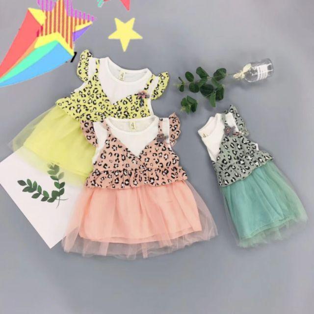 Váy voan cho bé thanh lí lẻ size