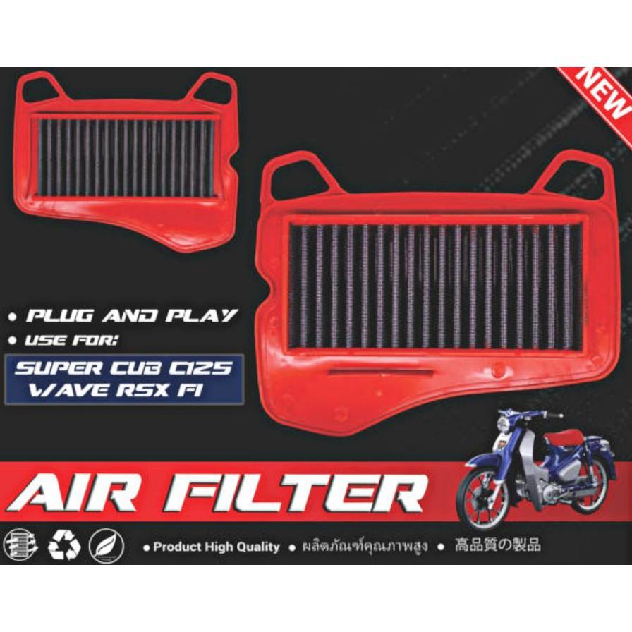 Lọc Gió Độ Sum Racing Mẫu KN Gắn Như Zin Wave, Blade, Future, Sirius, Excirer, Winner, Sonic, Raider, Satria, Vario