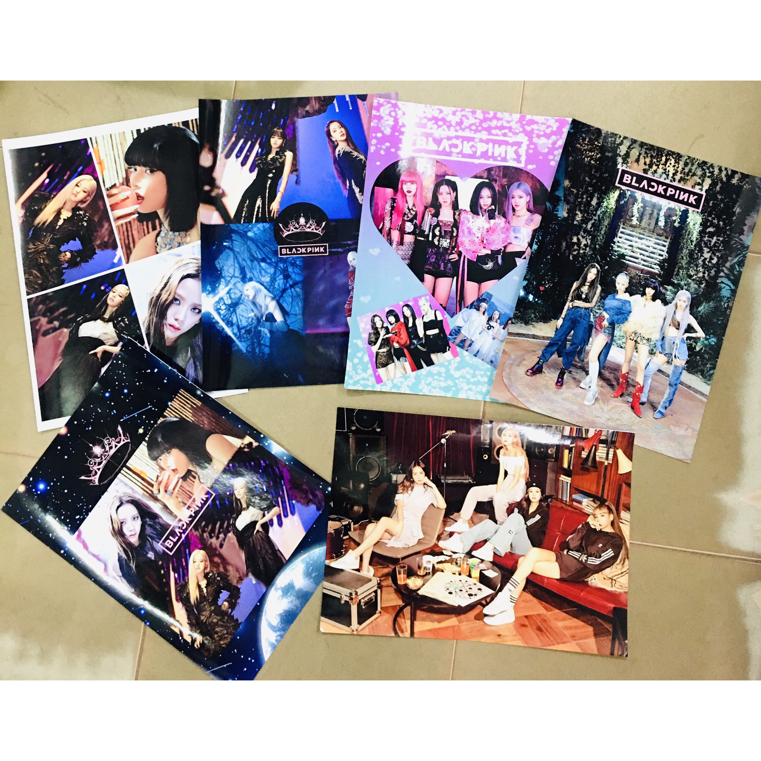 Tranh Poster SET 3 tấm BlackPink 21cmx30cm ảnh khác nhau
