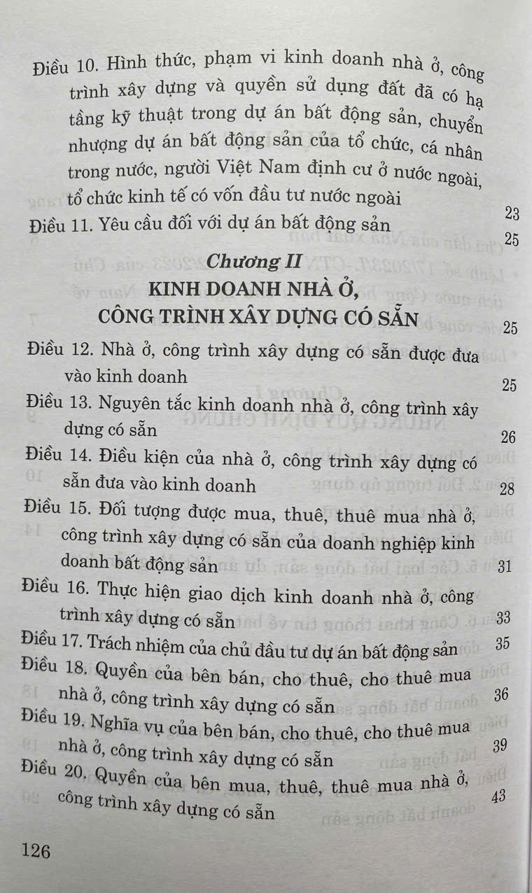 Luật Kinh Doanh Bất Động Sản Năm 2023 ( Sửa đổi, bổ sung năm 2024 )