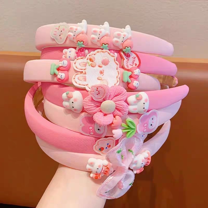 Set 3 bờm tóc xốp dễ thương cho bé gái