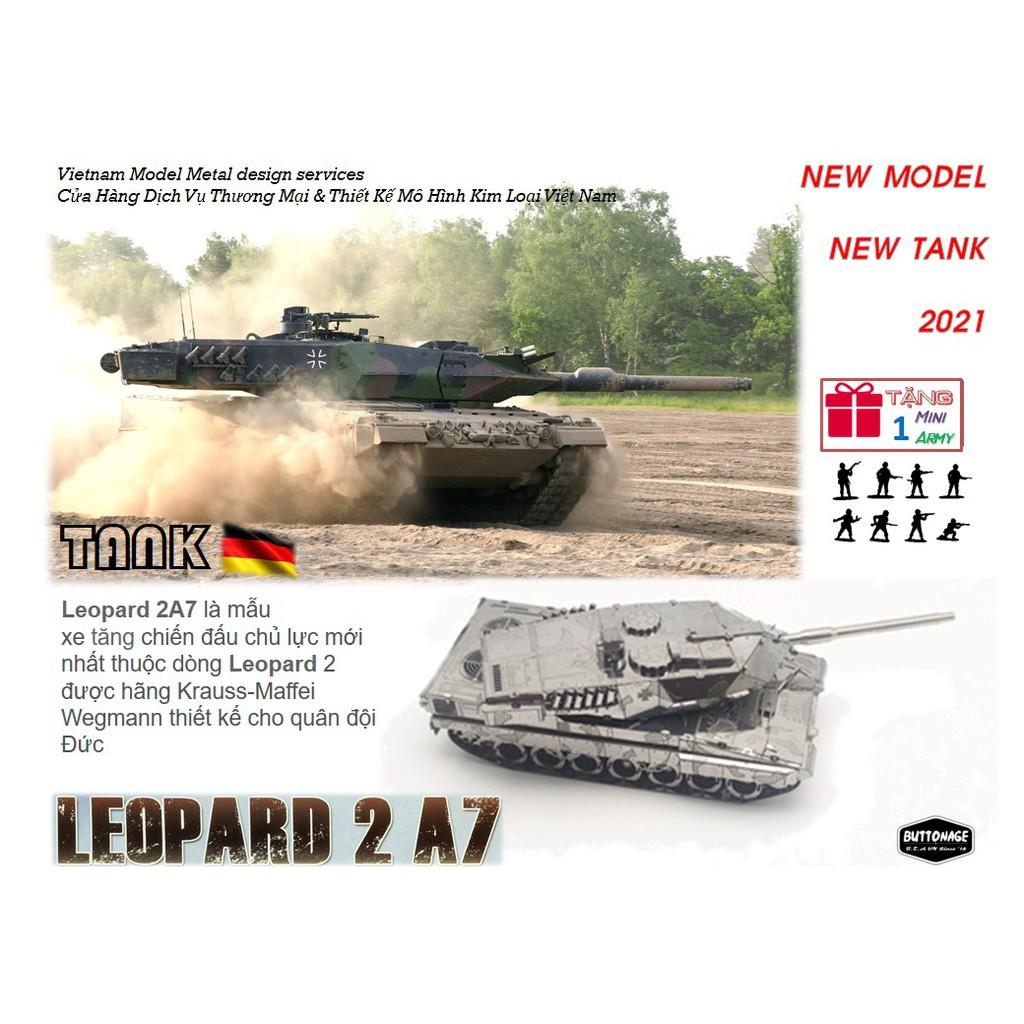 Mô Hình Lắp Ráp 3d Xe Tăng Leopard 2A7 - Đức