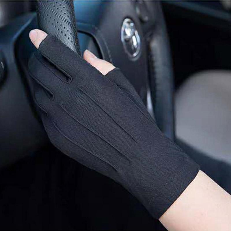 Mùa Hè Găng Tay Unisex Mỏng Thoáng Khí, Chống Trơn Trượt Thấm Hút Mồ Hôi Tay Lái Xe Nam Nữ Găng Tay Thể Hình SZ202
