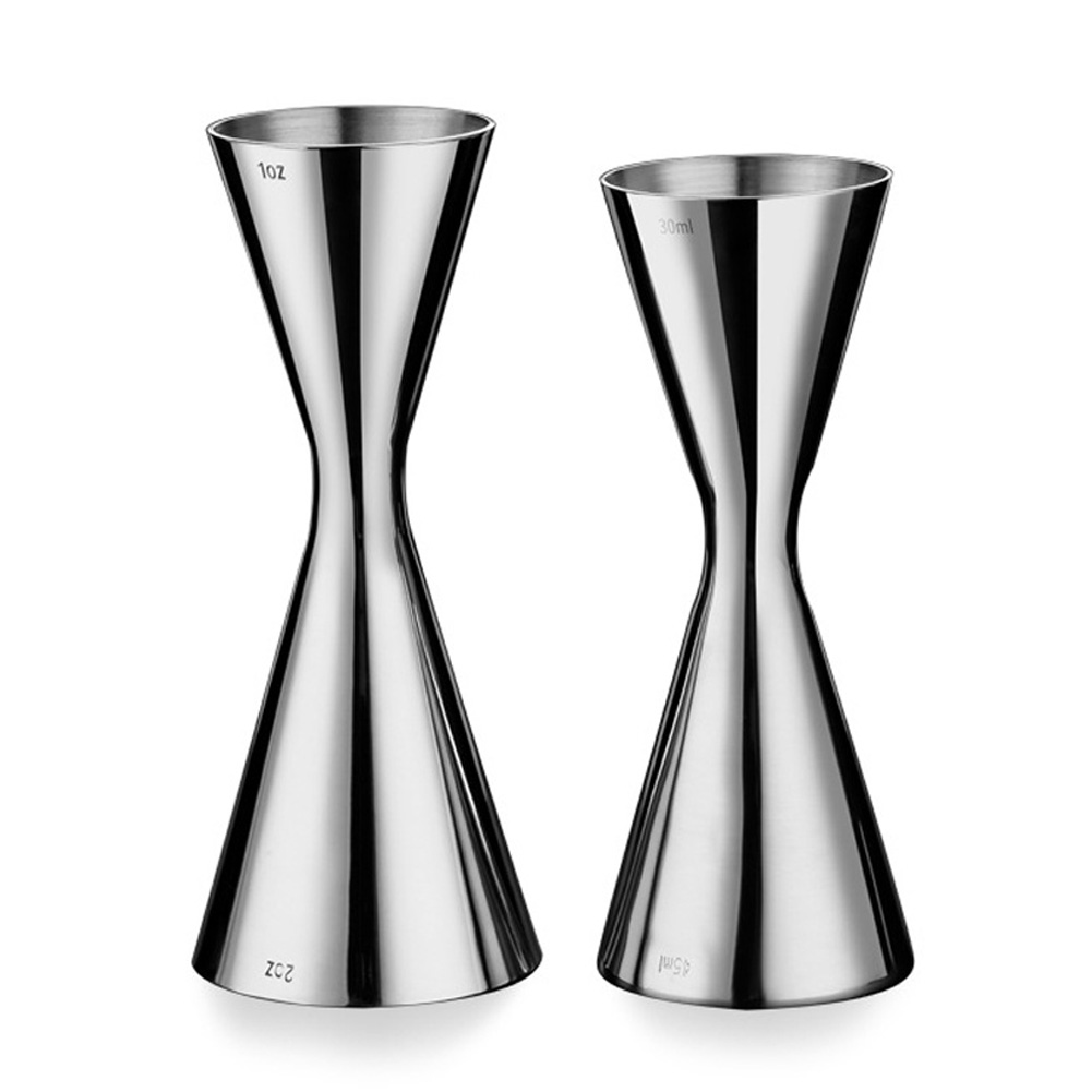 Stainless Steel Measure Cup Double Head Bar Party Wine Cocktail Shaker Jigger Specification:30 / 45ml