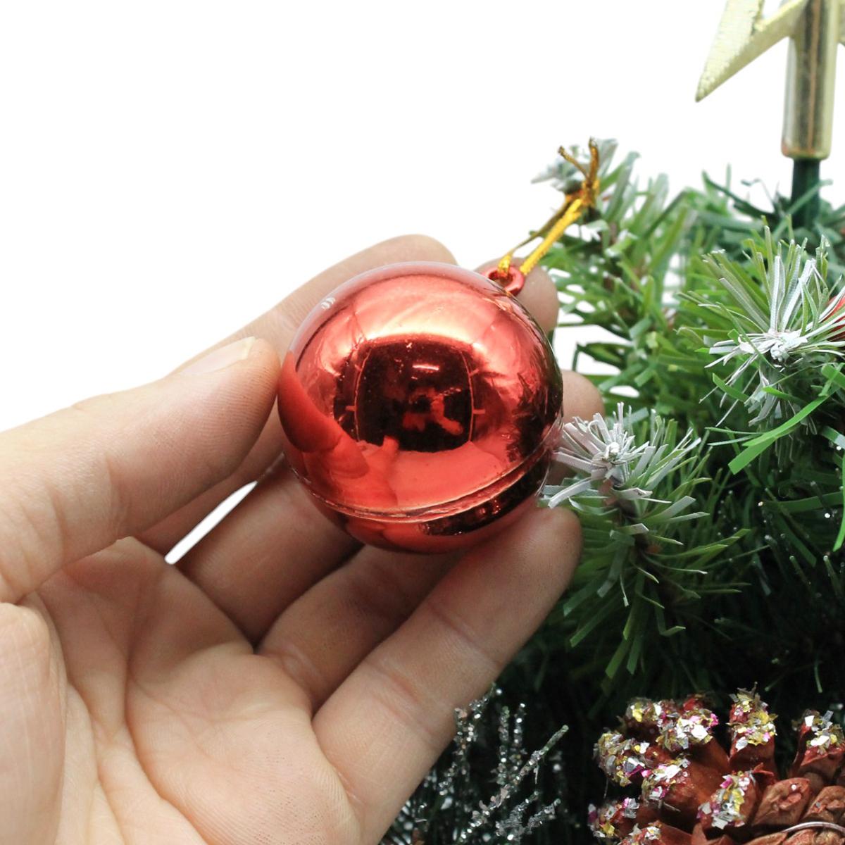 Cây Thông Mini 3 Loại Lá Trang Trí Noel 38 cm - Chaang Chiia LP-TN1.25-3LL