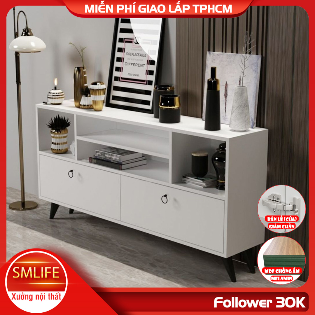 Bàn sảnh ra vào gỗ hiện đại SMLIFE Cimbara