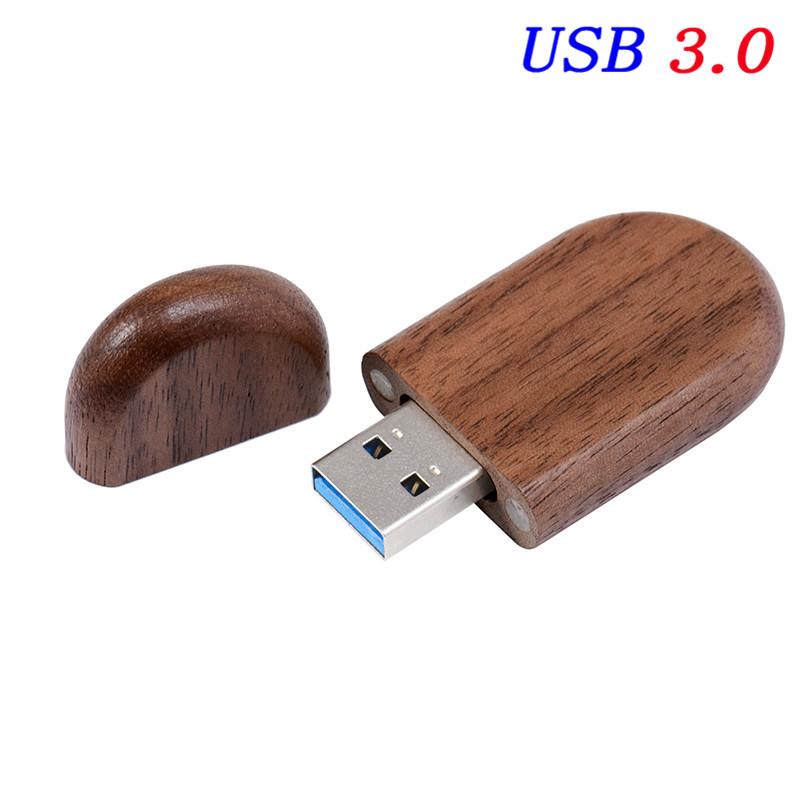 Shandian Walnut Wood USB 3.0 Flash Drive 4GB 8GB 16GB 32GB 64GB PEN DRIVE LOGO MIỄN PHÁ
