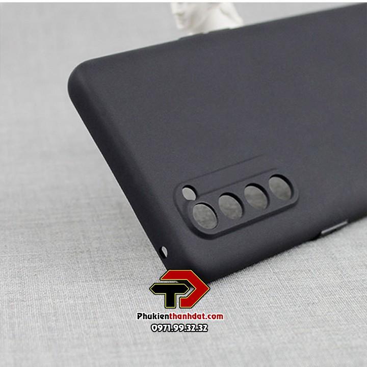 Ốp lưng dành cho OPPO Reno4 Pro dẻo màu đen