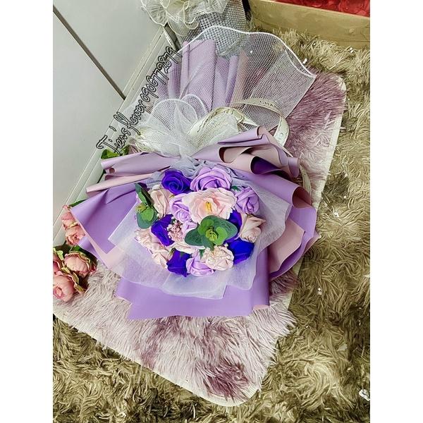 Bó hoa sáp mix cao cấp 20 bông
