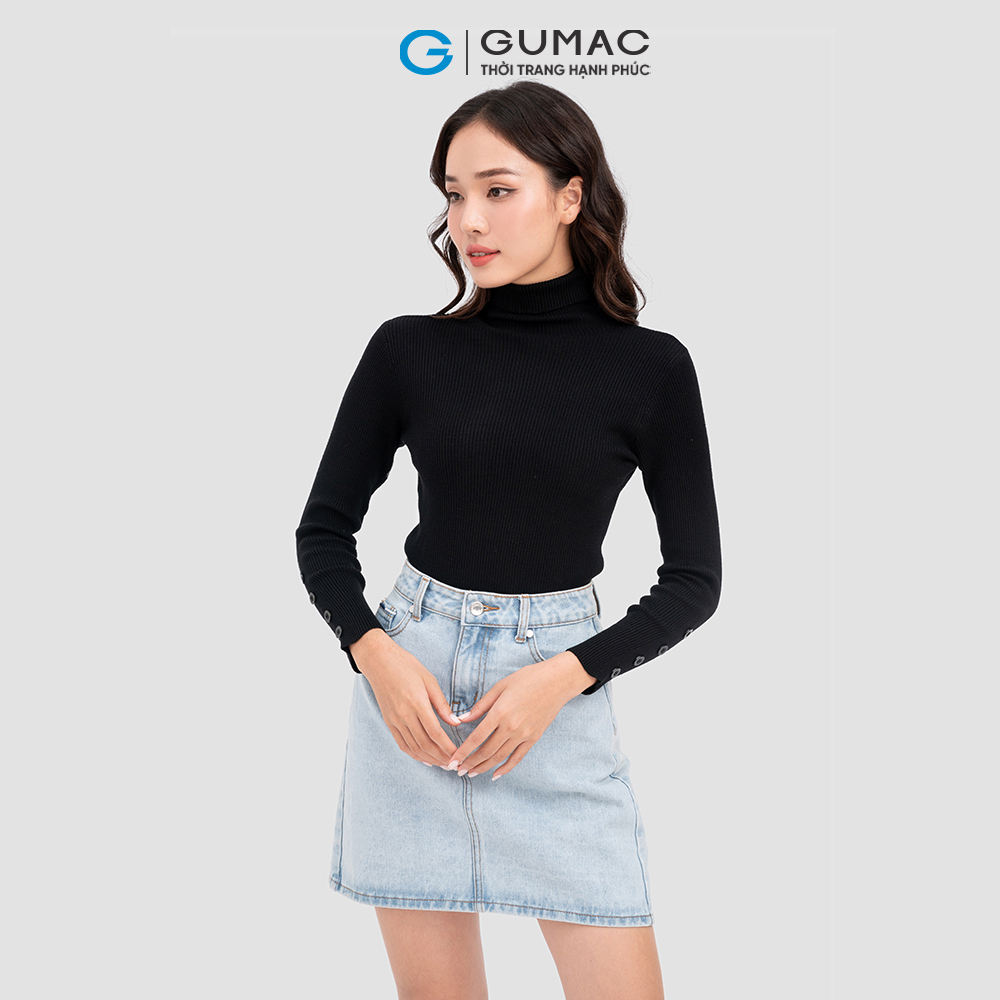 Áo len cổ lọ tay dài GUMAC AC10089