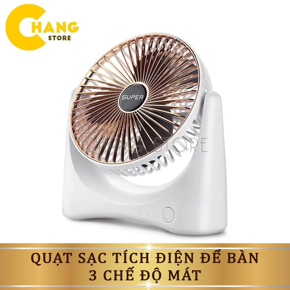 Quạt Điện Super Fan, Quạt Mini Để Bàn Cực Mát Để Bàn Làm Việc, Ô Tô Siêu Tiện Lợi Có Thể Mang Đi
