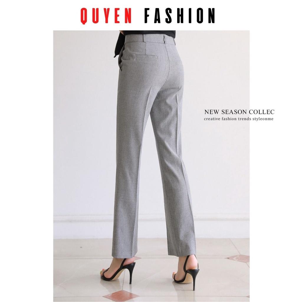 Quần Âu Công Sở Nữ Thời Trang Quyên Fashion, Dáng Đứng, Thanh Lịch, Trẻ Trung QQM128