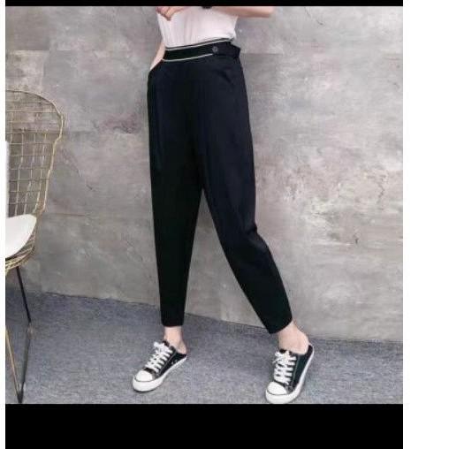 Quần baggy cạp chun chất co giãn đẹp