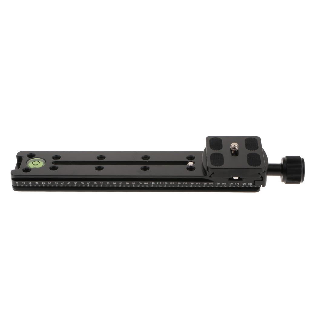 200mm-Nodal Slide Rail Quick Release Plate Clamp Adapter for Macro Panoramic