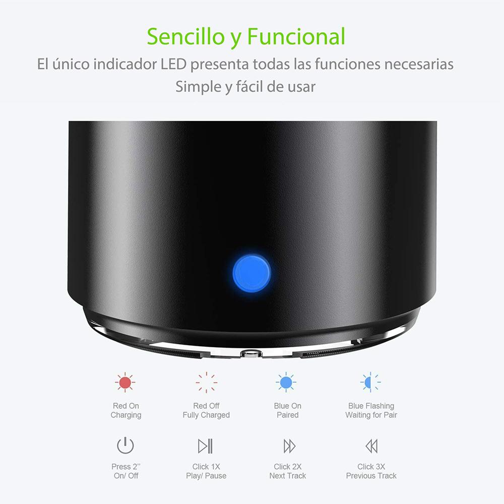 Loa bluetooth mini mới với bộ tản nhiệt bass tùy chỉnh, IPX7 không thấm nước, loa siêu di động, hộp đóng gói Case Case: Gói-1