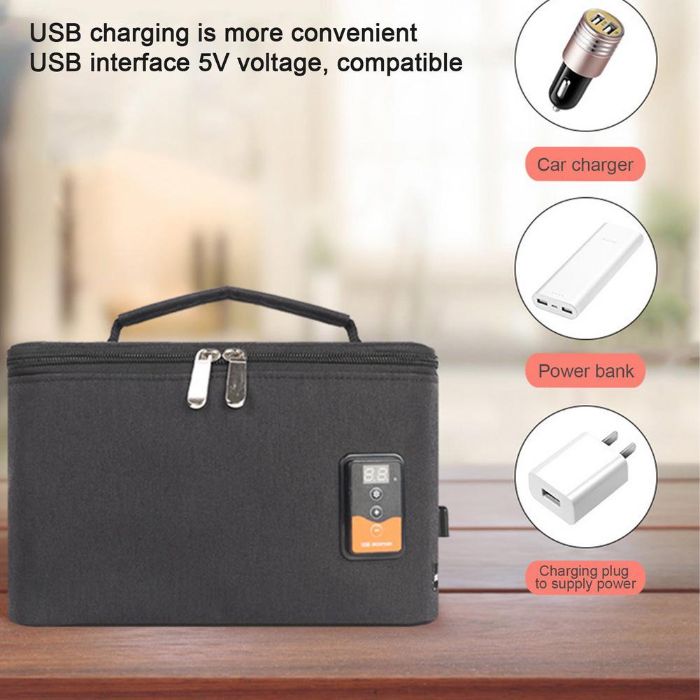 Di Động Dung Lượng Lớn Xe Sữa Bình Ăn Bột Cho Bé Du Lịch Ngoài Trời Ấm Chén Nóng Lạnh Trẻ Sơ Sinh Bình Cách Nhiệt Túi