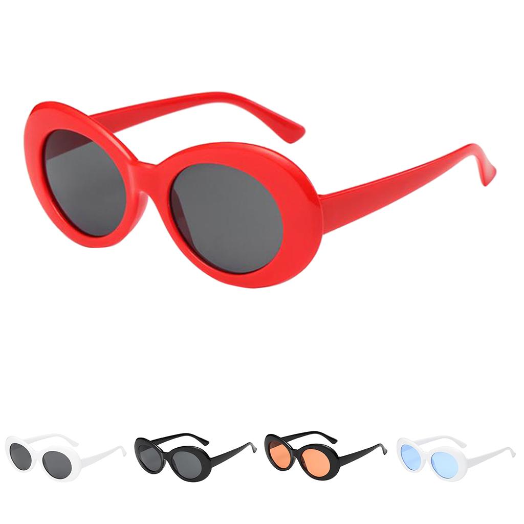 Vintage Retro Women Men Glasses Round Mirror Lens Sunglasses Red+Grey