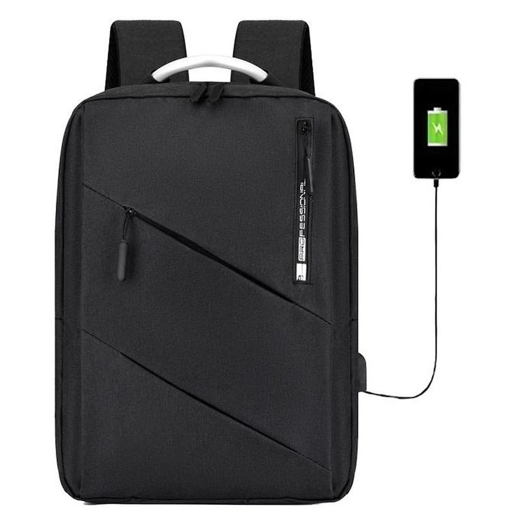 Balo Laptop 15.6 Inch - Balo Công Sở Tích Hợp Ổ Cắm USB
