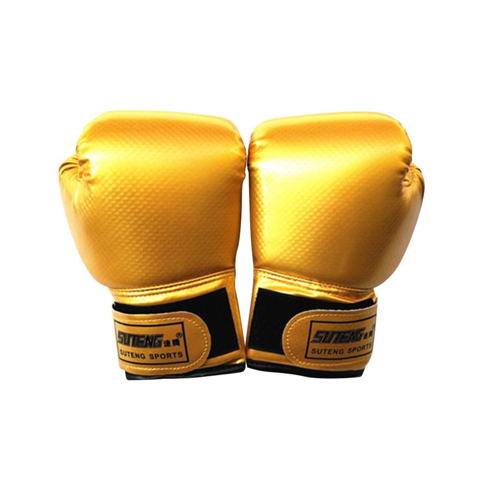 Trẻ em tay bảo vệ găng tay có thể đeo được PU Sponge huấn luyện găng tay sparring găng tay nước mắt thiết bị thể thao bền bỉ Color: Blue