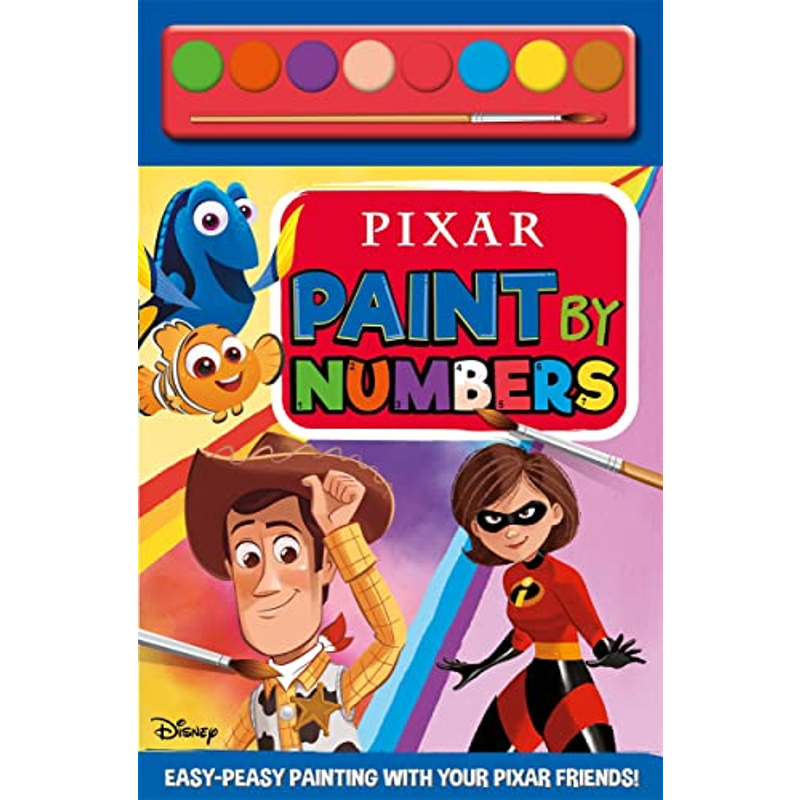 Sách Pixar: Paint by Number