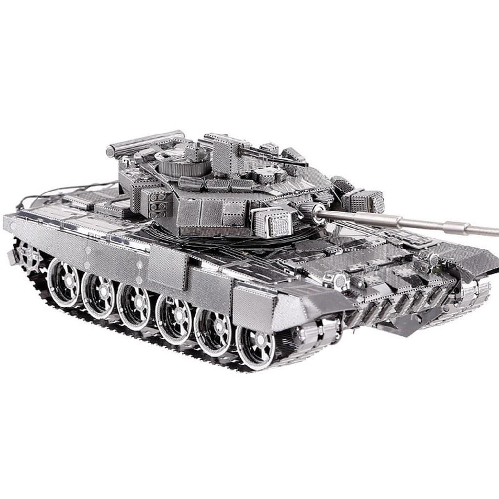 Mô Hình Lắp Ghép 3d Kim Loại xe tank cỡ lớn
