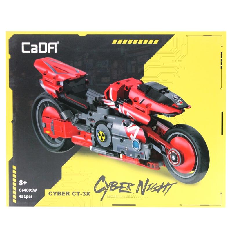 Đồ Chơi Lắp Ráp Xe Mô Tô Cyber CT-3X - CaDA C64001W