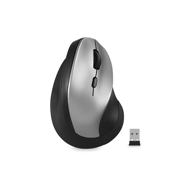 Chuột quang không dây thiết kế thoải mái giảm căng cơ , khoảng cách kết nối 10 mét - Comfi Wireless Vertical Mouse Actto MSC-215 - Hàng chính hãng