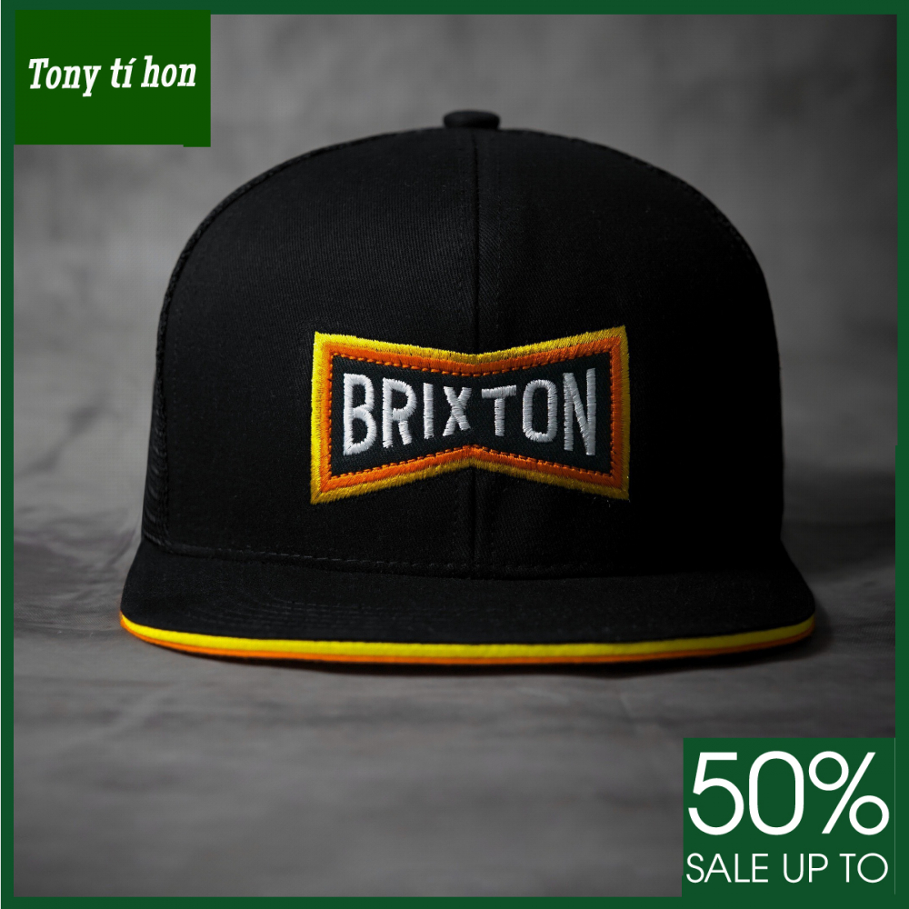 Tony tí hon - Mũ/nón kết lưỡi trai Snapback BT mùa xuân phối lưới thời trang nam nữ cao cấp