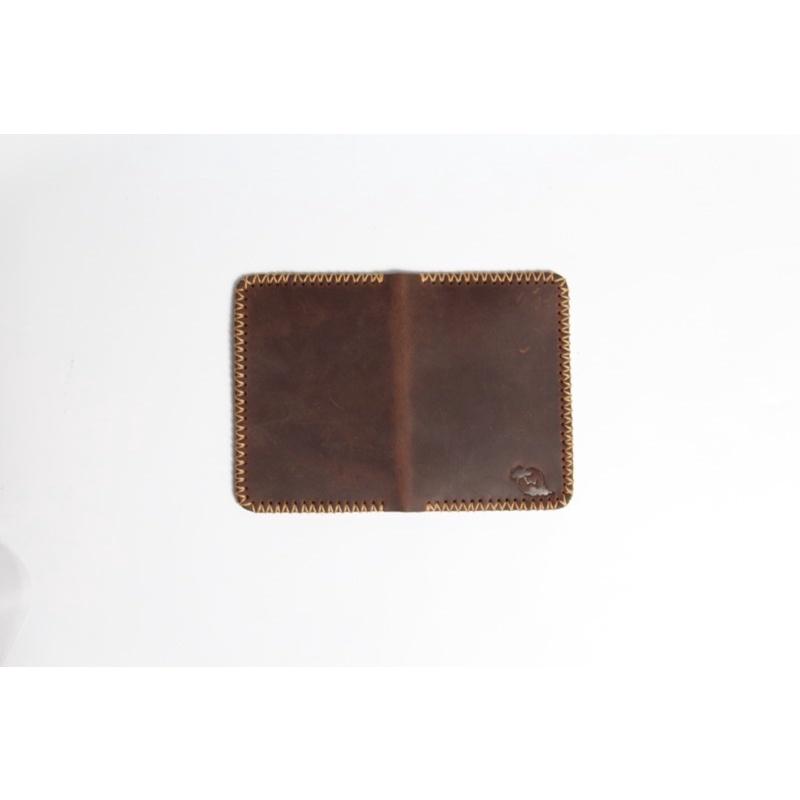 Ví đựng thẻ da bò thật card holder Jai hàng thủ công thương hiệu W