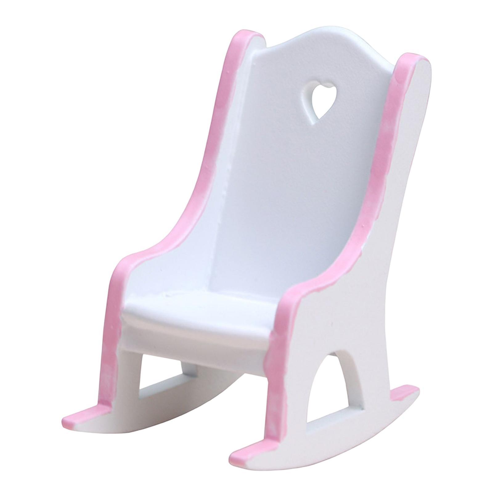 DIY Miniature Dollhouse Dollhouse Model Chairs Delicate for Accessories