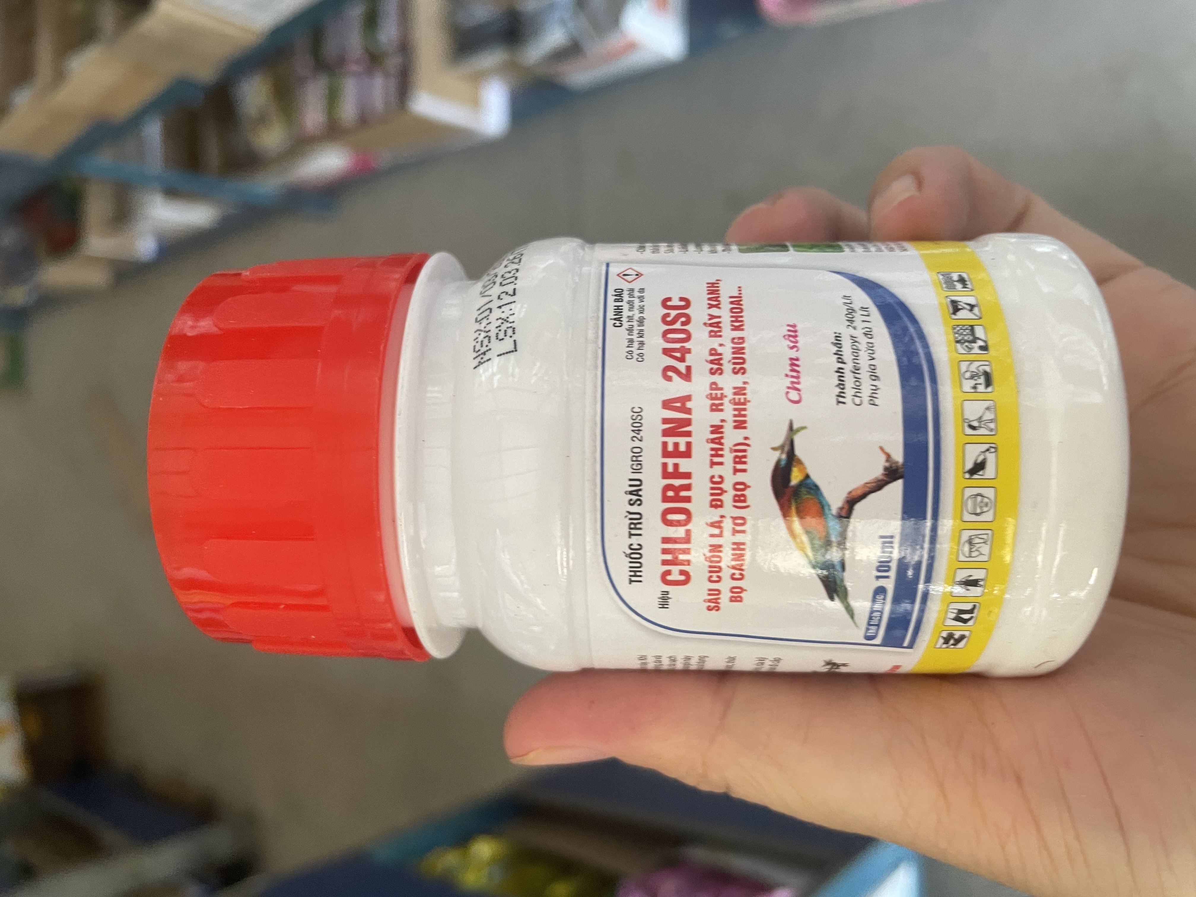 Thuốc trừ sâu Chlorfena 240SC (100m)l đặc trị sâu cuốn lá, sâu đục thân, bọ trĩ, nhện đỏ, rầy xanh