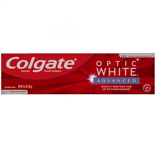 Kem đánh răng Colgate Optic White Advanced Mỹ ( 119g )