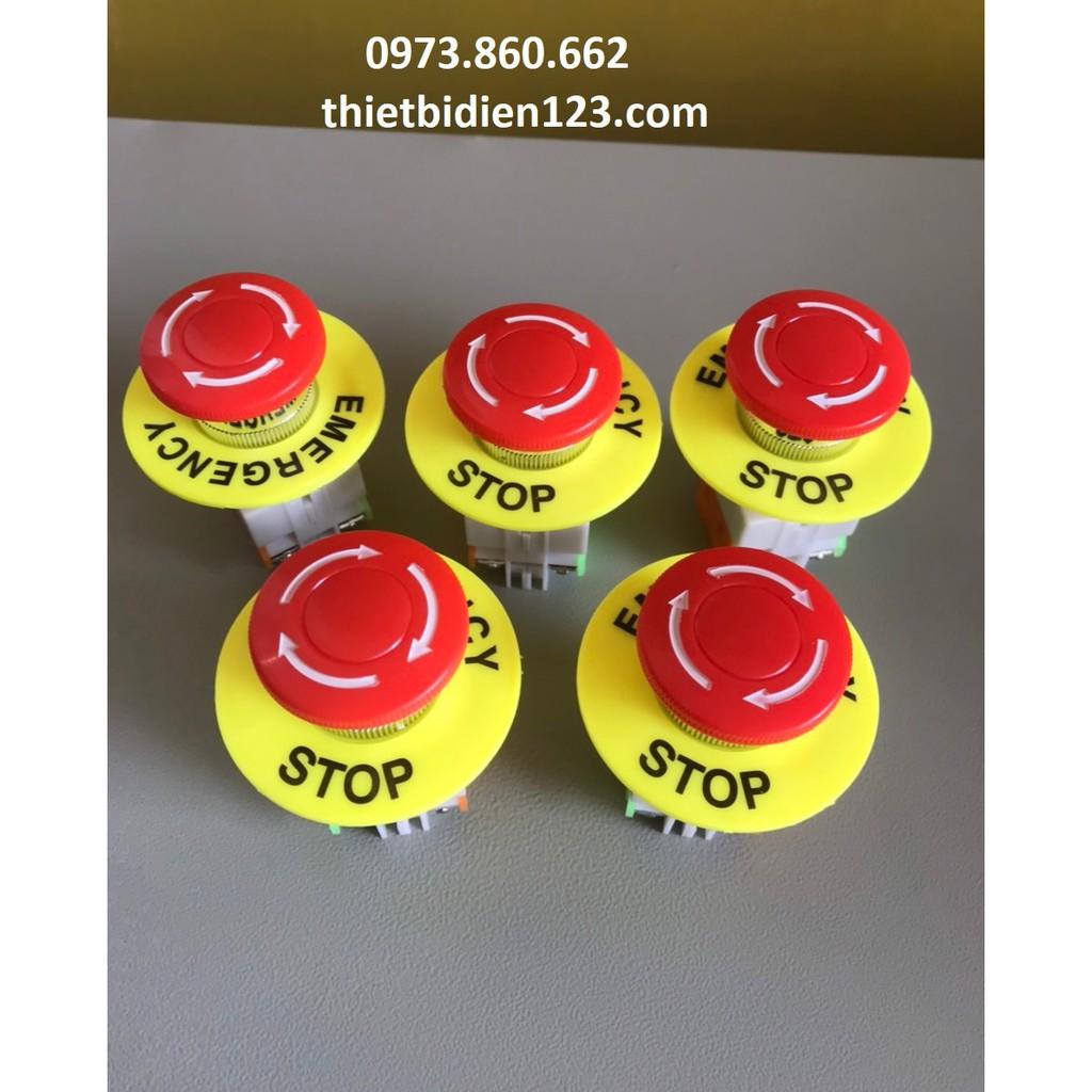 Nút ấn dừng khẩn Emergency Stop phi 22