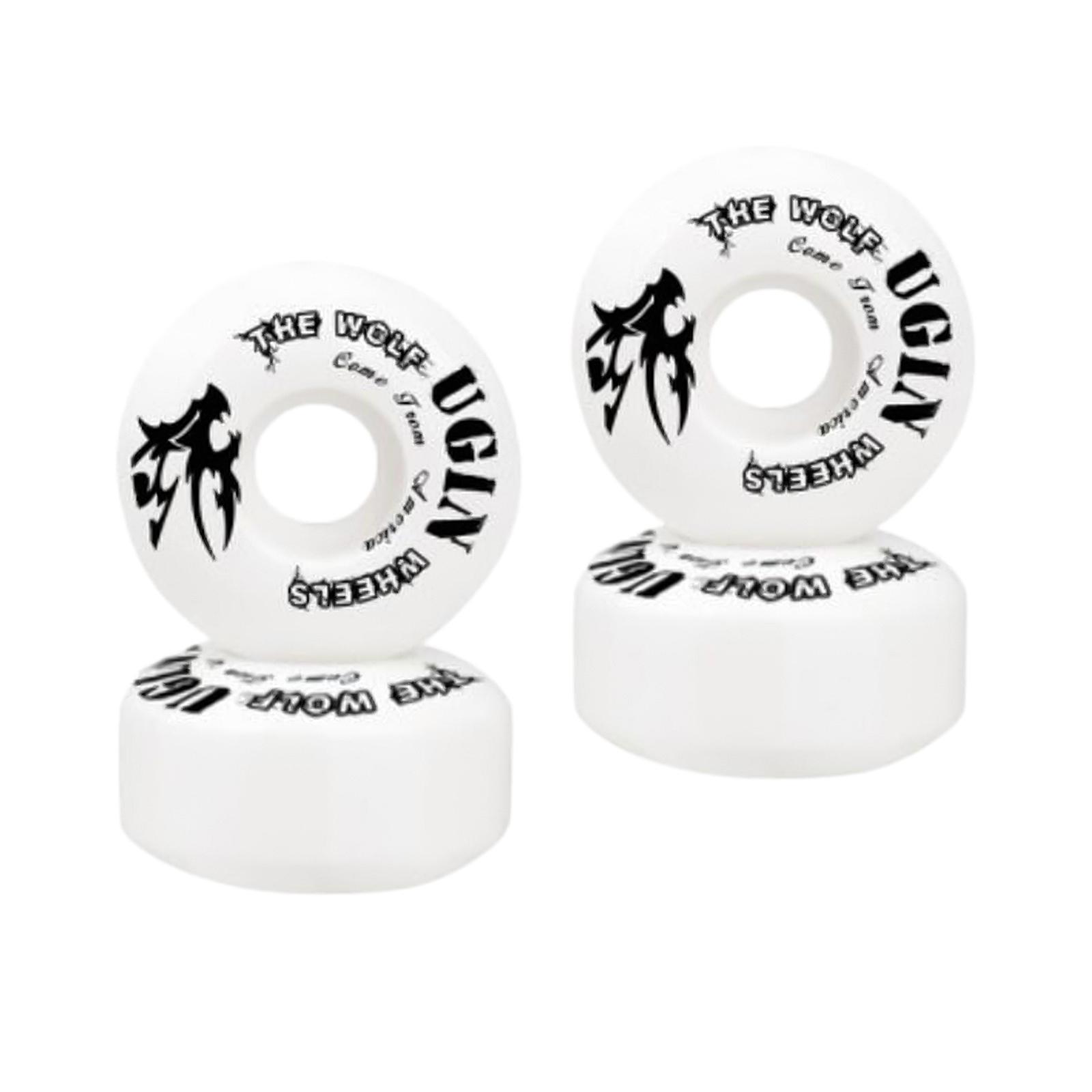 4Pack Durable Skateboard Wheels 52x30mm Longboard Roller Repair Wheel Parts